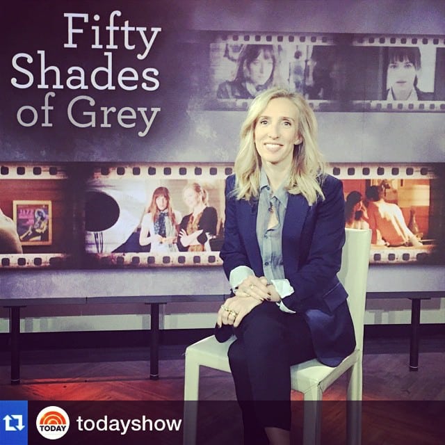 #Repost  director @samtaylorjohnson stopped by to talk about the upcoming film, the fan screening and talk of a sequel, this morning on TODAY.